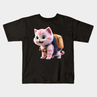 🐾 Express your love for kitties with our unique designs! Kids T-Shirt